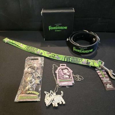 Ta182 frankenweenie dog collar and leash