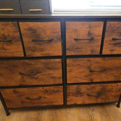 Ta346 cube organizer wood tone with cubes