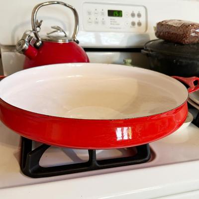 Dansk Enamel Red Pot 