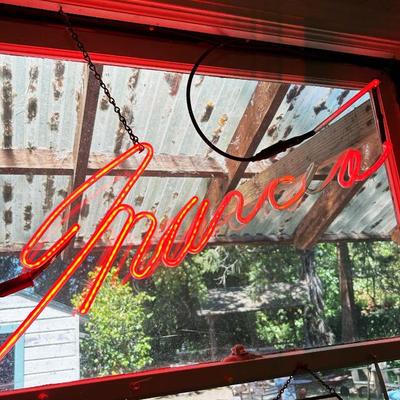 Neon “Marcia” sign