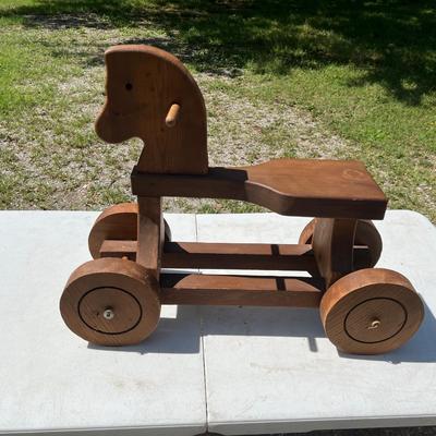 Wooden Riding Horse