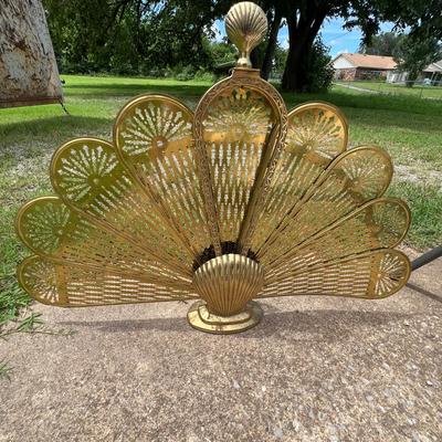 Vintage Fireplace Screen