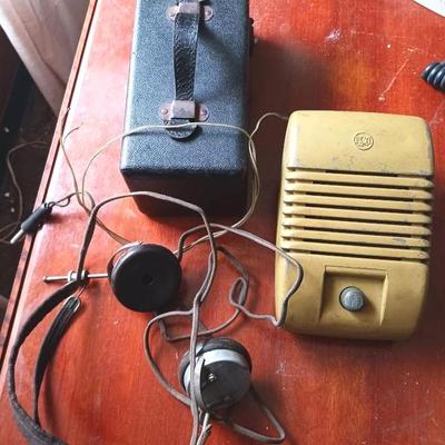 (3) RCA Drive-in Movie Theater Speaker & Brandes Superior Matched Tone Headphones