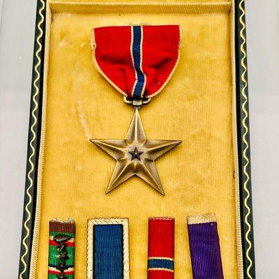 War Medals ft. United States Armed Forces Bronze Star Medal for Heroic Achievement in Combat