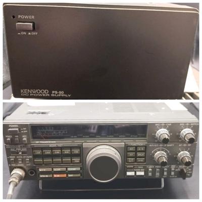 Kenwood TS-440S HF Transceiver & Kenwood PS-50 DC Power Supply