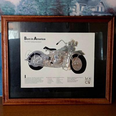 1947 Harley-Davidson "Born In America" Print