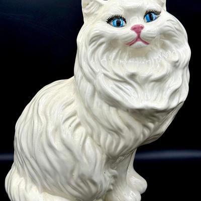 Vintage Ceramic Porcelain Persian Cat