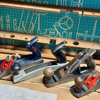 (3) Planers & Stanley Superform Cutting Tool