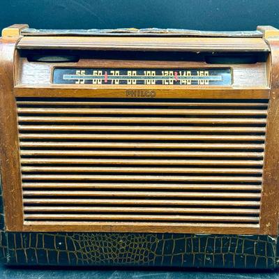 Philco Model 46-350 AM Vacuum Tube Radio Untested 