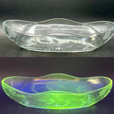 Vintage Relish Dish-UV Reactive
