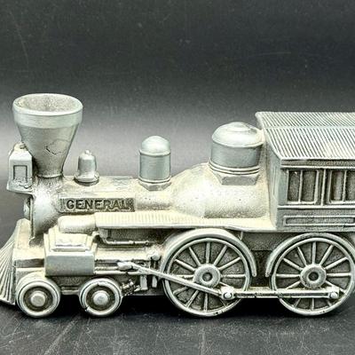 Vintage Banthrico General Train Locomotive Coin Bank