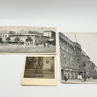 Vintage WWII Postcards & Photo With Writing 