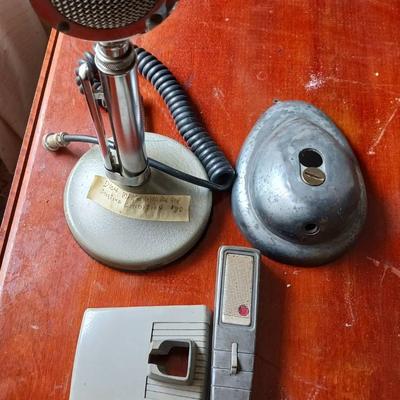(3) D104 Microphone with Pre Amp & Ceramic Desk Microphone