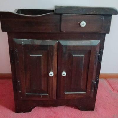 Dark Wooden Nightstand