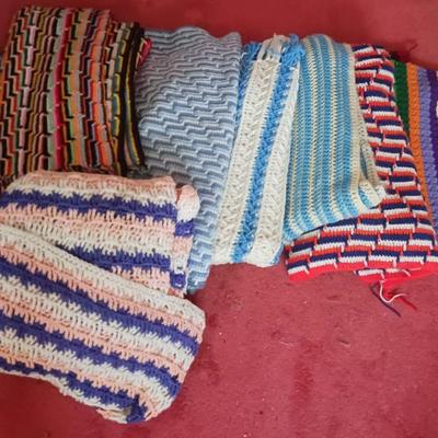(7) Crocheted Blankets