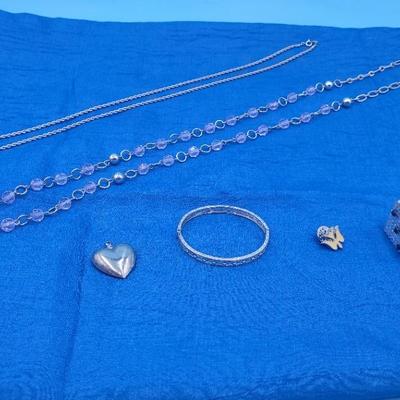 Silver Toned Necklaces and More