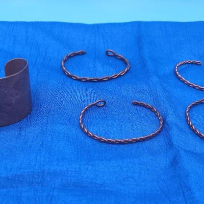 Collection of Metal Bracelets 