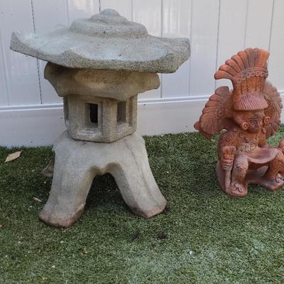 Japanese Pagota and Mayan Art