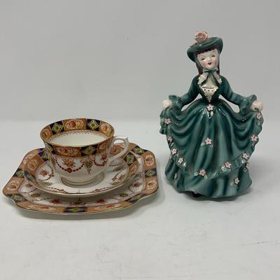 Lefton's Louise Figurine (1955) and Coldough China Tea Cup