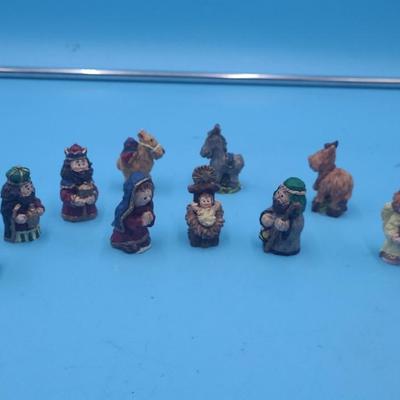 Miniature Christmas Nativity Set #1