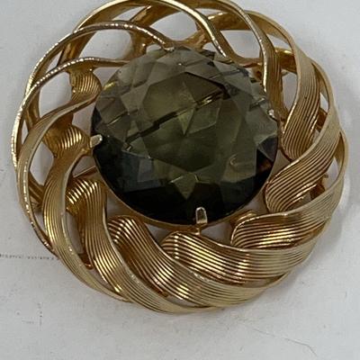 Vintage Marcella Topaz Pin