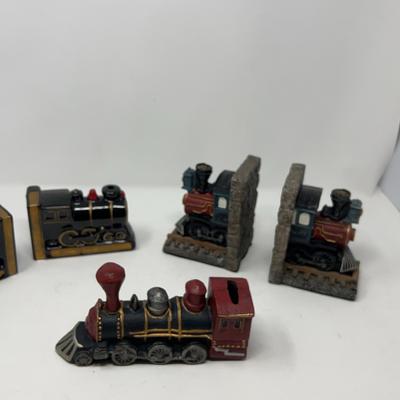 Train Bookends 