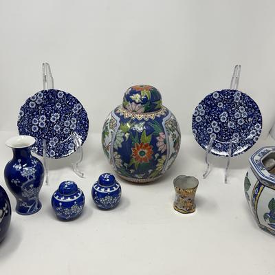 Oriental Vases And Plates