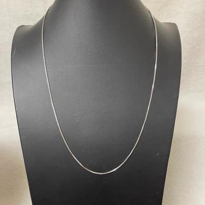 Sterling Silver Box Chain Necklace