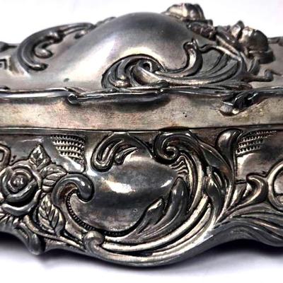 "Godinger" Silver-plated Jewelry Casket or Trinket Box