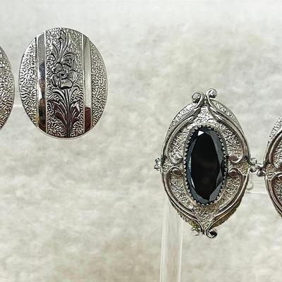 “Whiting & Davis” Vintage Earrings