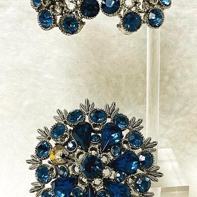 Vintage Brooch and Earring Set