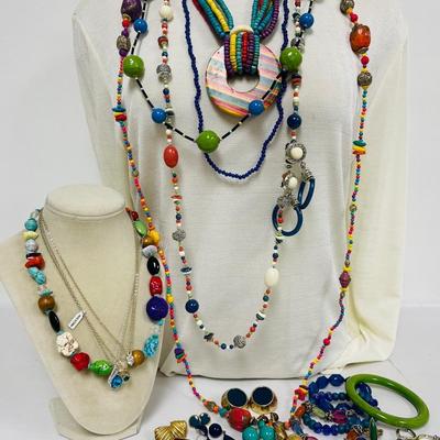 Colorful Vintage Beaded Jewelry