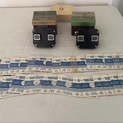 Lot Of 2 Vintage Sawyers View Masters w/52 3D Reels