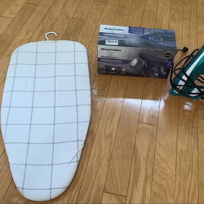 Ironing Essentials- Hanging Ironing Board with 2 Irons