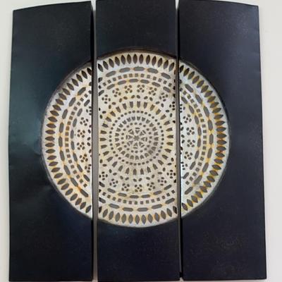 Sagebrook Home 3 Piece Metal Wall Decor