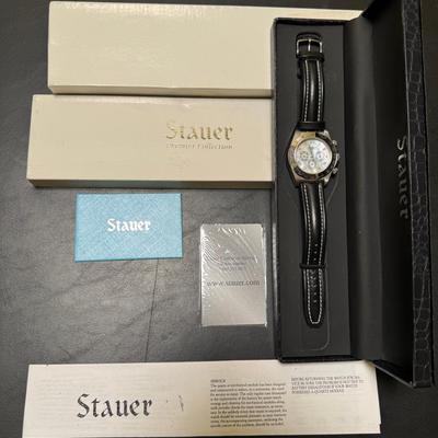 Stauer Monaco Men’s Automatic Watch W/ Original Box | DS14660 | 5ATM 
