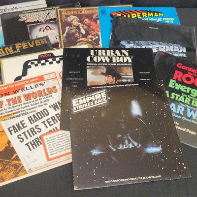 LP Vinyl Records | Movie Sound Tracks | Superman, Pac Man Fever & More