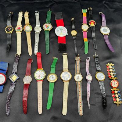 Vintage & Novelty Quartz Watch Lot | Awatch, Pierre Nicol, Giordano & More