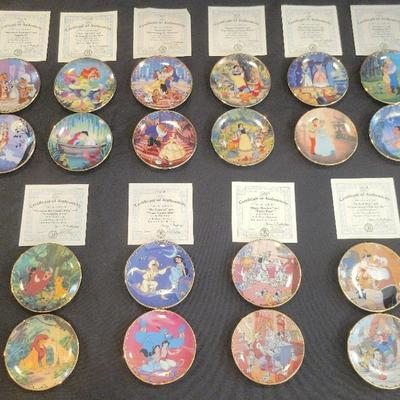 Disney Bradford Exchange Collector Plates | Plates w/ COAs & Original Box