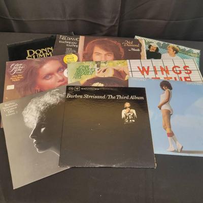 Vinyl Records | 11 LP Albums by Streisand, John Denver, Donna Summer & More