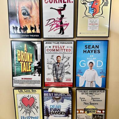 Framed Broadway Posters | Including Signed Cast From Dear Evan Hansen | Dirty Dancing, War Horse