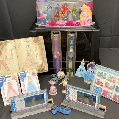 Disney Princess Collectibles Lot | Cinderella, Sleeping Beauty, Watches, Limoges & More