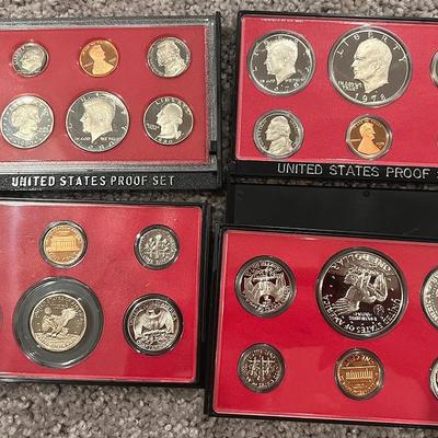 US Proof Sets -1977- 1980