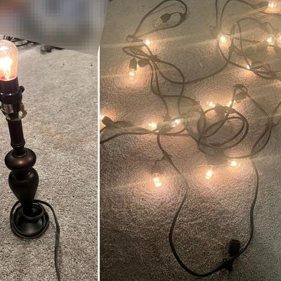 Heavy Lighting Strand And A Desk Lamp