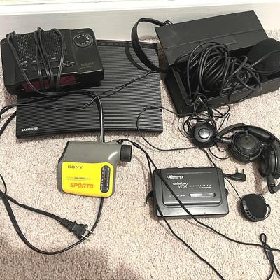 Electronics- Walkman, Cassette Player … Headsets