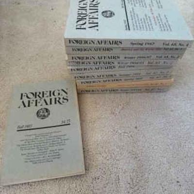KKT139 1980's Various Issues of Foreign Affairs Magazine / Books