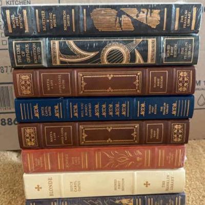 KKT450 - Assortment of Ten “Signed First Edition” books from the Franklin Library
