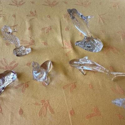 KKT065-Crystal Creatures of the Sea- Set Of 7 Made in France