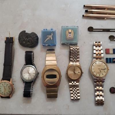 KKT048- Miscellaneous Vintage Men's Accessories - Watches & More
