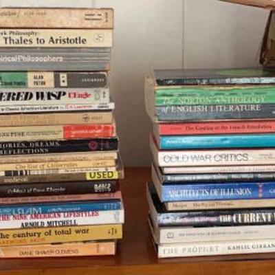 KKT304 - Forty-Two Various Genres Collectible Vintage Paperback Books by Various Authors